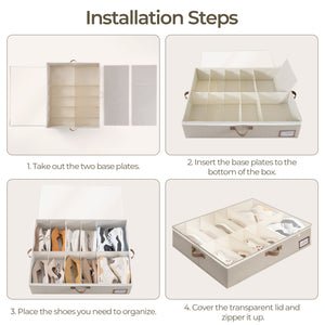 Under Bed Shoe Storage