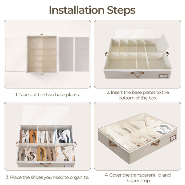 Under Bed Shoe Storage