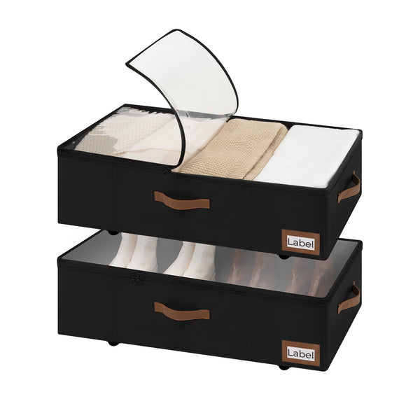 Under Bed Storage with Removable Wheels