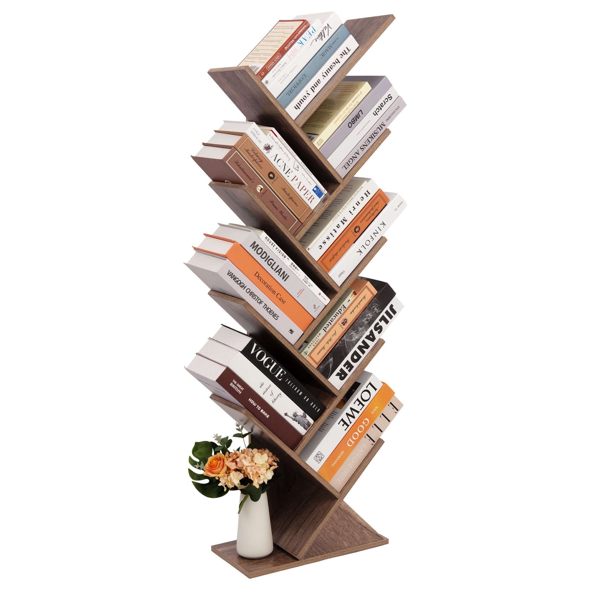 Tiered Tree Bookcase Shelf