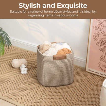 StorageWorks Woven Storage Cubes Organizer, 11 inch, 3 Pack