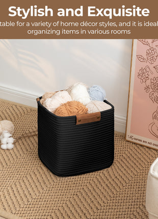 Woven Storage Cubes Organizer, 11 inch, 3 Pack
