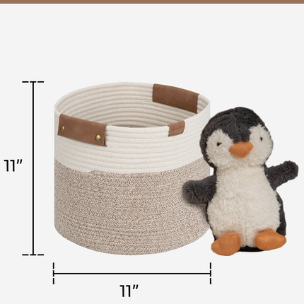 StorageWorks Woven Storage Cubes Organizer, 11 inch, 3 Pack