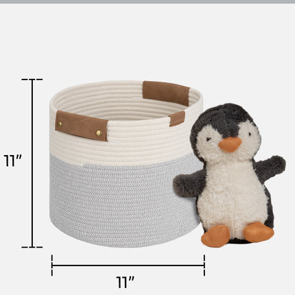 StorageWorks Woven Storage Cubes Organizer, 11 inch, 3 Pack