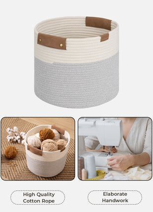 Woven Storage Cubes Organizer, 11 inch, 3 Pack