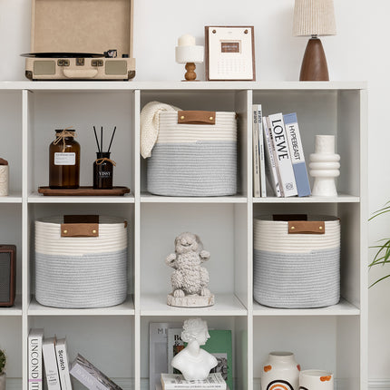 StorageWorks Woven Storage Cubes Organizer, 11 inch, 3 Pack