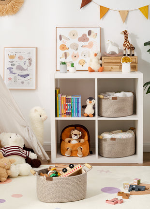 13 inch Cotton Rope Woven Basket for Organizing