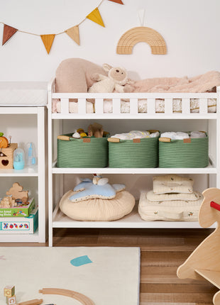 13 inch Cotton Rope Woven Basket for Organizing