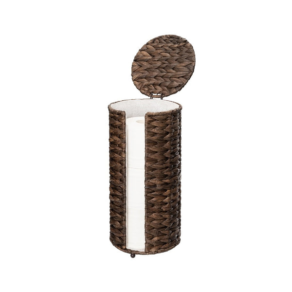 Toilet Paper Holder for Bathroom Organization, Water Hyacinth, 1 Pack